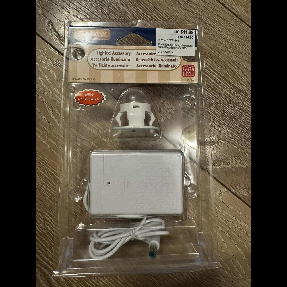Lemax Lighted Accessory 74227 Christmas Moonlander Battery Powered Led Single